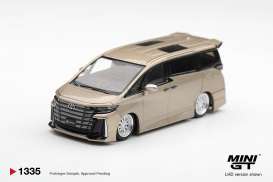 Toyota  - Vellfire 40 2026 Kuhl Gold metallic - 1:64 - Mini GT - MGT01335-BL - MGT01335-BL | Toms Modelautos
