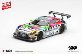 Mercedes Benz AMG - GT3 2025 various - 1:64 - Mini GT - MGT01336-BL - MGT01336-BL | Toms Modelautos