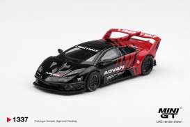 Lamborghini  - Murcielago 2026 black/red - 1:64 - Mini GT - MGT01337-R - MGT01337-R | Toms Modelautos