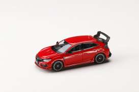 Honda  - Civic 2017 flame red - 1:64 - Hobby Japan - HJDM011-25 - HJDM011-25 | Toms Modelautos