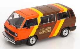 Volkswagen  - Vanagon GL  brown/orange/yellow  - 1:18 - KK - Scale - KKDC180993 - KKDC180993 | Toms Modelautos