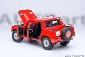 Lamborghini  - LM002 red - 1:18 - AutoArt - 74551 - autoart74551 | Toms Modelautos