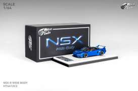 Honda  - NSX Wide Body blue - 1:64 - Microturbo - MT6412C2 - MT6412C2 | Toms Modelautos
