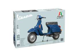 Piaggio Vespa - PX 125/150 1978 blue - 1:9 - Italeri - 4645 - ita4645 | Toms Modelautos