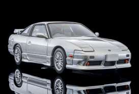 Nissan  - 180SX Type X 1997 silver - 1:64 - Tomica Limited Vintage - 341109 - TLV-N385a | Toms Modelautos