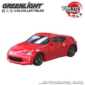 Nissan  - 370Z coupe 2019 red - 1:64 - GreenLight - 235110-A - gl235110-A | Toms Modelautos