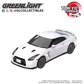 Nissan  - GTR  2007 pearl white - 1:64 - GreenLight - 235110-D - gl235110-D | Toms Modelautos