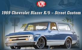 Chevrolet  - Blazer K/5 1969 blue - 1:18 - Acme Diecast - 1807717 - acme1807718 | Toms Modelautos