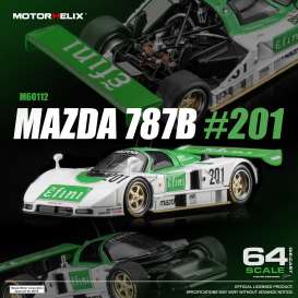Mazda  - 787B green/white - 1:64 - Motorhelix - M60112 - MH60112 | Toms Modelautos