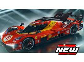 Ferrari  - 499P 2025 red/yellow - 1:24 - Bburago - 18-26322 - bura26322 | Toms Modelautos