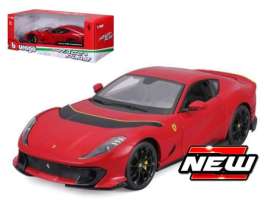 Ferrari  - 812 Competizione red - 1:18 - Bburago - 16019R - bura16019R | Toms Modelautos
