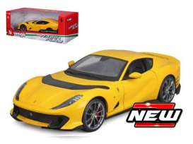 Ferrari  - 812 Competizione yellow - 1:18 - Bburago - 16019Y - bura16019Y | Toms Modelautos