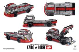 Volkswagen  - T1 Pickup 1972 grey/red - 1:64 - Mini GT - KHMG292 - MGTKHMG292 | Toms Modelautos