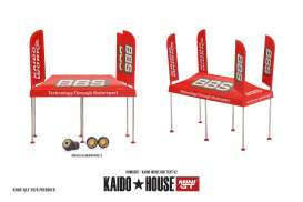 diorama Accessoires - Kaido House Tent 2026 red - 1:64 - Mini GT - KHMG307 - MGTKHMG307 | Toms Modelautos