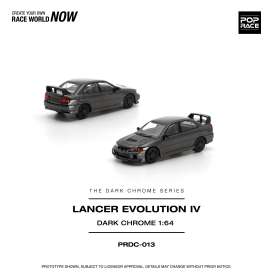 Mitsubishi  - Evolution IV dark chrome - 1:64 - Pop Race Limited - PRDC013 - PRDC013 | Toms Modelautos
