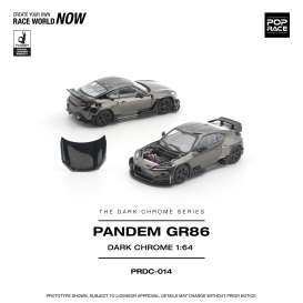 Toyota  - GR 86 dark chrome - 1:64 - Pop Race Limited - PRDC014 - PRDC014 | Toms Modelautos