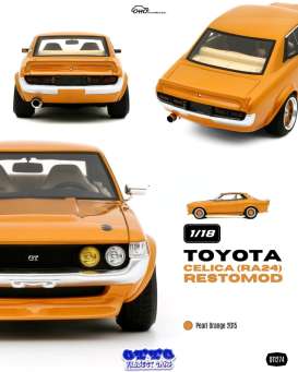Toyota  - Celica (RA24)  2015 orange - 1:18 - OttOmobile Miniatures - OT1274 - OT1274 | Toms Modelautos