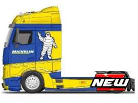 Mercedes Benz  - Actros blue/yellow - 1:64 - Maisto - 12389-19127M - mai12389-19127M | Toms Modelautos