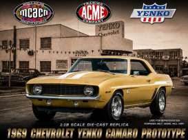 Chevrolet  - Yenko 1969 gold - 1:18 - Acme Diecast - 1805739 - acme1805739 | Toms Modelautos