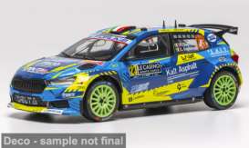 Skoda  - Fabia 2026 blue/yellow - 1:43 - IXO Models - 1015285 - ixoRAM1031 | Toms Modelautos