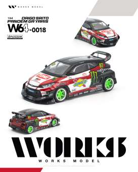 Toyota  - Yaris various - 1:64 - WORKS - W640018 - W64-0018 | Toms Modelautos