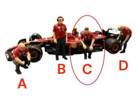 Figures diorama - Pit Crew Worker C Ferrari  - 1:18 - Cartrix - CTPL18092 - CTPL18092 | Toms Modelautos