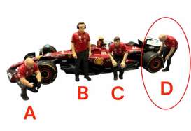 Figures diorama - Pit Crew Worker D Ferrari  - 1:18 - Cartrix - CTPL18093 - CTPL18093 | Toms Modelautos