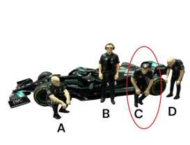 Figures diorama - Pit Crew Worker C Mercedes-B  - 1:18 - Cartrix - CTPL18096 - CTPL18096 | Toms Modelautos