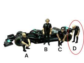 Figures diorama - Pit Crew Worker D Mercedes-B  - 1:18 - Cartrix - CTPL18097 - CTPL18097 | Toms Modelautos
