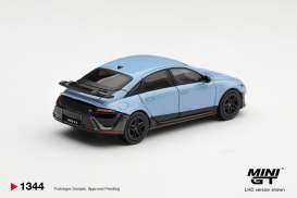 Hyundai  - Ioniq 6 N Performance blue pearl - 1:64 - Mini GT - MGT01344-L - MGT01344-L | Toms Modelautos