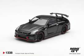Nissan  - GT-R R35 Nismo 2024 black - 1:64 - Mini GT - MGT01338-BL - MGT01338-BL | Toms Modelautos