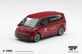 Volkswagen  - ID.Buzz 2022 red - 1:64 - Mini GT - MGT01340-BL - MGT01340-BL | Toms Modelautos
