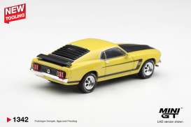 Ford Mustang - Boss 302 1969 bright yellow - 1:64 - Mini GT - MGT01342-L - MGT01342-L | Toms Modelautos