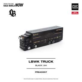 non  - LBWK Truck black/gold - 1:64 - Pop Race Limited - PR640557 - PR640557 | Toms Modelautos