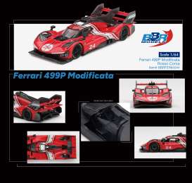 Ferrari  - 499P Modificata 2025 red - 1:64 - BBR - BBRFER64044 - BBRFER64044 | Toms Modelautos