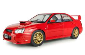 Subaru  - Impreza 2004 red - 1:18 - Solido - SO1812306 - soli1812306 | Toms Modelautos