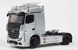 Mercedes Benz  - Actros L 2021 silver/black - 1:24 - Solido - SO2400206 - soli2400206 | Toms Modelautos