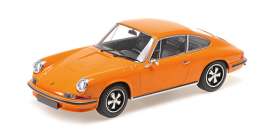Porsche  - 911S 1972 orange - 1:18 - Minichamps - 155063002 - mc155063002 | Toms Modelautos