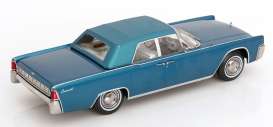 Lincoln  - Continental Convertible  1963 turquoise-metallic   - 1:18 - KK - Scale - KKDC181524 - KKDC181524 | Toms Modelautos