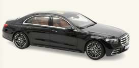 Mercedes Benz  - S-Class AMG-Line 2021 black metallic - 1:18 - Norev - 183808 - nor183808 | Toms Modelautos