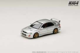 Subaru  - Impreza WRXSTi Ver VI 1999 silver - 1:64 - Hobby Japan - HJ646013AS - HJ646013AS | Toms Modelautos