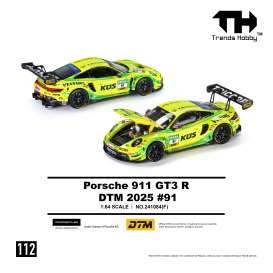 Porsche  - 911 GT3 2025 yellow/green - 1:64 - Trends Hobby - TH241084F - TH241084F | Toms Modelautos