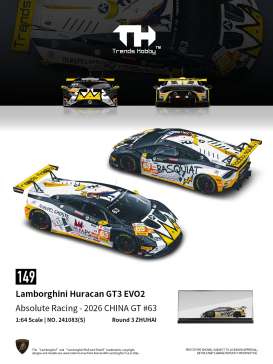 Lamborghini  - Huracan GT3 EVO 2026 various - 1:64 - Trends Hobby - 241083S - TH241083S | Toms Modelautos
