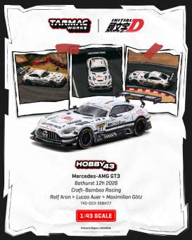 Mercedes Benz  - AMG GT 2026 white/black - 1:43 - Tarmac - T43-023-26BH77 - TC-T43-023-26BH77 | Toms Modelautos