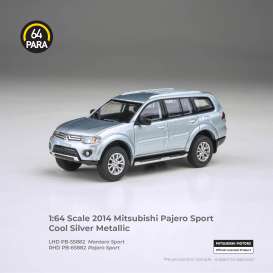 Mitsubishi  - Pajero 2014 silver - 1:64 - Para64 - 55882 - PB55882 | Toms Modelautos