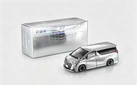 Toyota  - Alphard  silver - 1:64 - ModelModel - MM64-Alphard-004 - MM64-Alphard-004 | Tom's Modelauto's