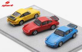 RUF  - CTR yellow/red/blue - 1:64 - Spark - 64SP013 - spa64SP013 | Toms Modelautos