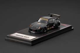Porsche  - RWB 993 matte black - 1:64 - Ignition - IG4212 - IG4212 | Toms Modelautos