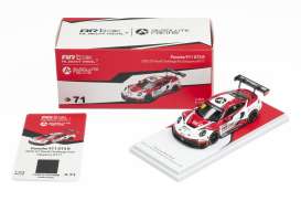 Porsche  - 911 2025 white/red - 1:64 - Almost Real - 640009001 - ALM640009001 | Toms Modelautos
