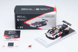 Porsche  - 911 2026 white/red/black - 1:64 - Almost Real - 640004111 - ALM640004111 | Toms Modelautos